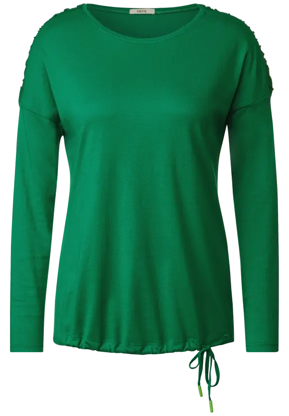 CECIL Shirt mit Smock Details
