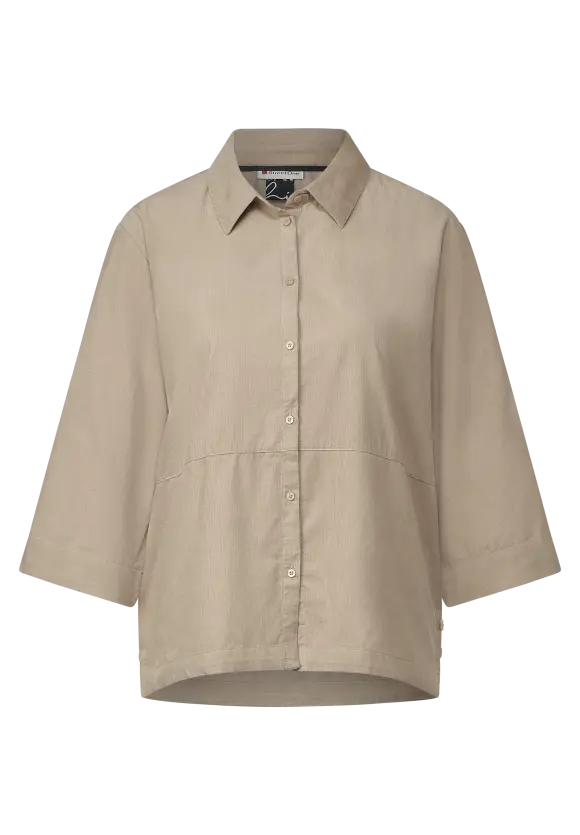Street One Cordbluse mit Knopfleiste