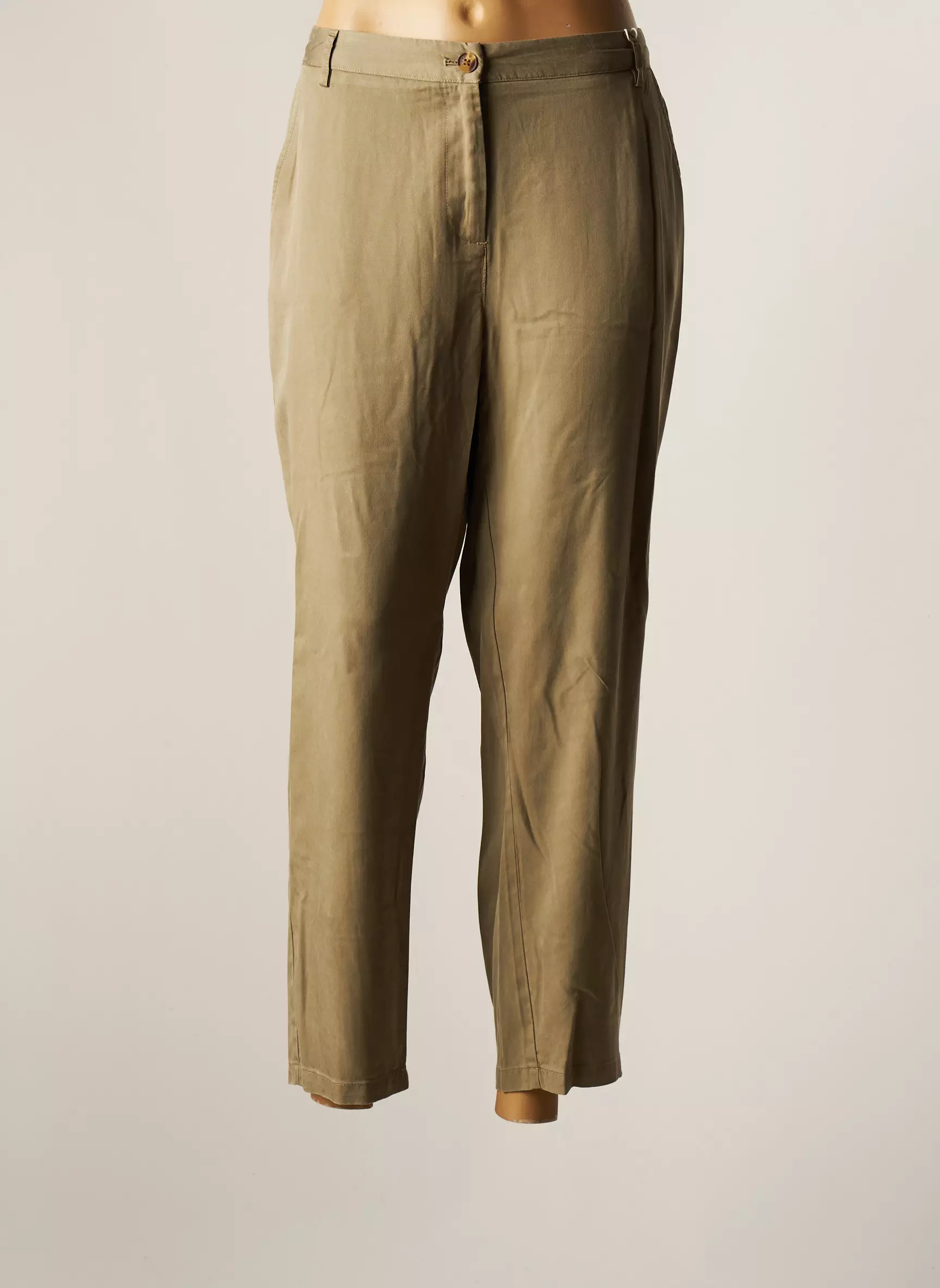 C Est Beau La Vie Pantalon7 8 Femme couleur vert