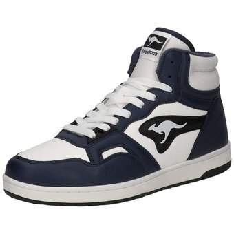 KangaROOS Slam Point Mid Sneaker in blau