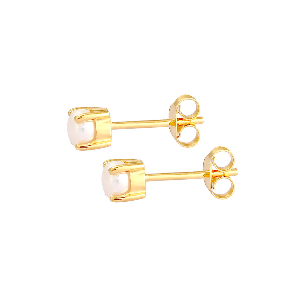 Elli Elli Boucles d'Oreilles Dames boucles d'oreilles modernes de base avec perles de  Boucles d'oreilles