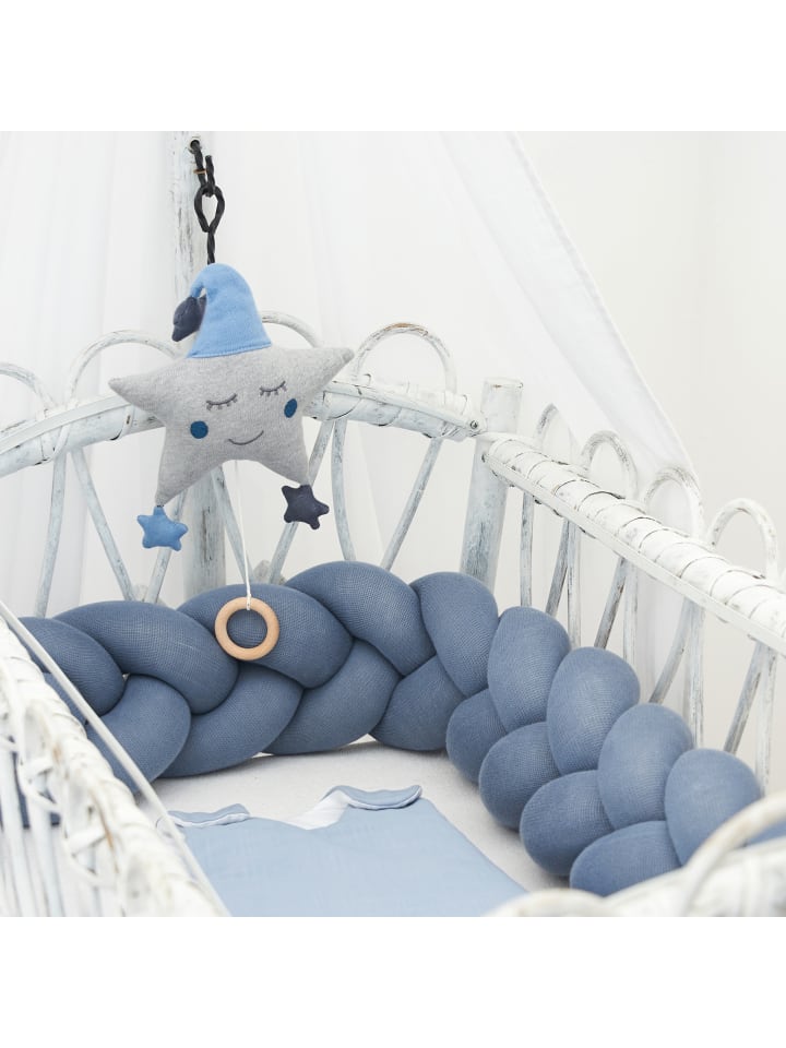 nordic coast company  Baby Schlafsack Grau-Blau günstig kaufen 70