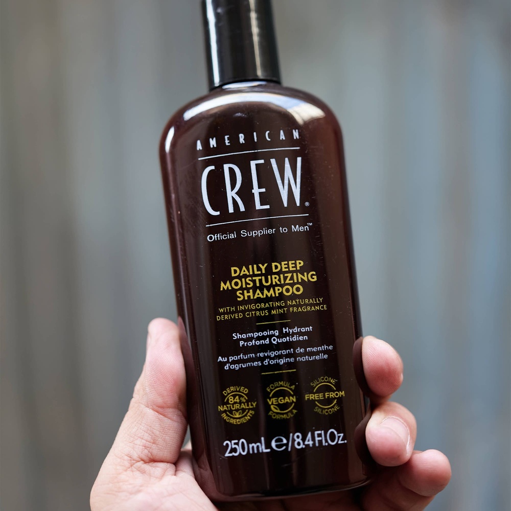 american crew Shampooing Hydratant Quotidien, CheveuxNormaux à Secs Shampoing