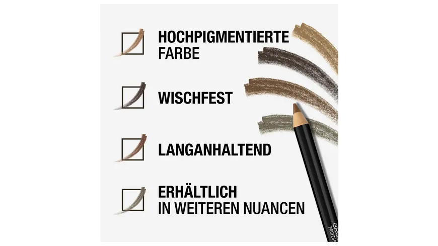 MANHATTAN COSMETICS Brow'Tastic Professional Pencil 004 - Black Brown