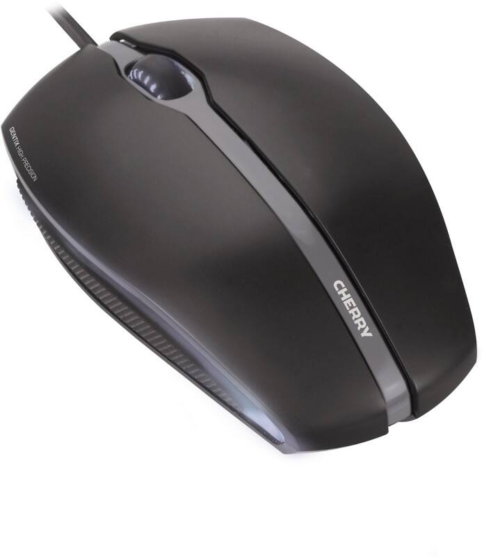 Cherry Kabelgebundene Ergonomische Maus Beidhändig JM-0300 1 m Kabel Schwarz