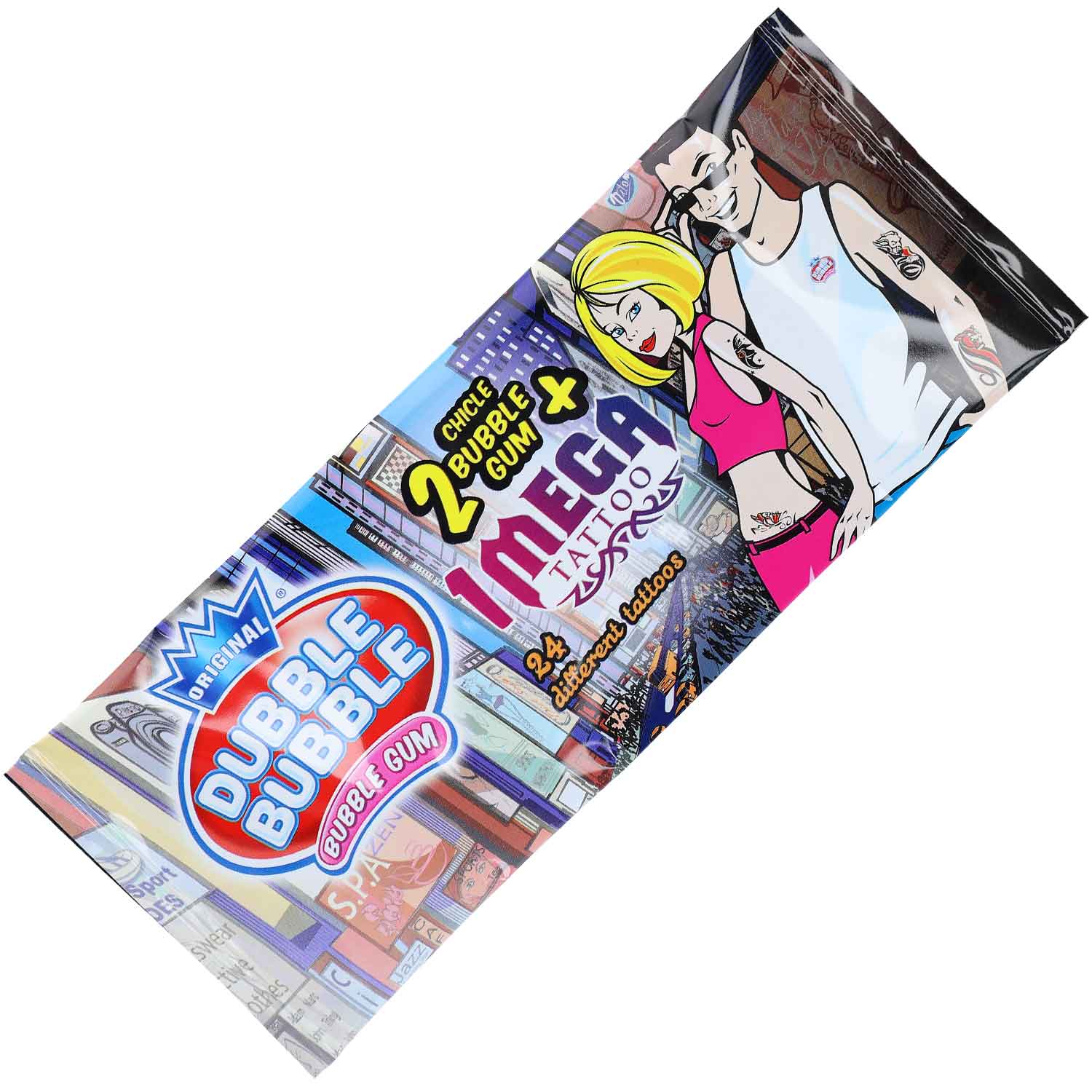 Dubble Bubble Bubble Gum Megatattoo 24er
