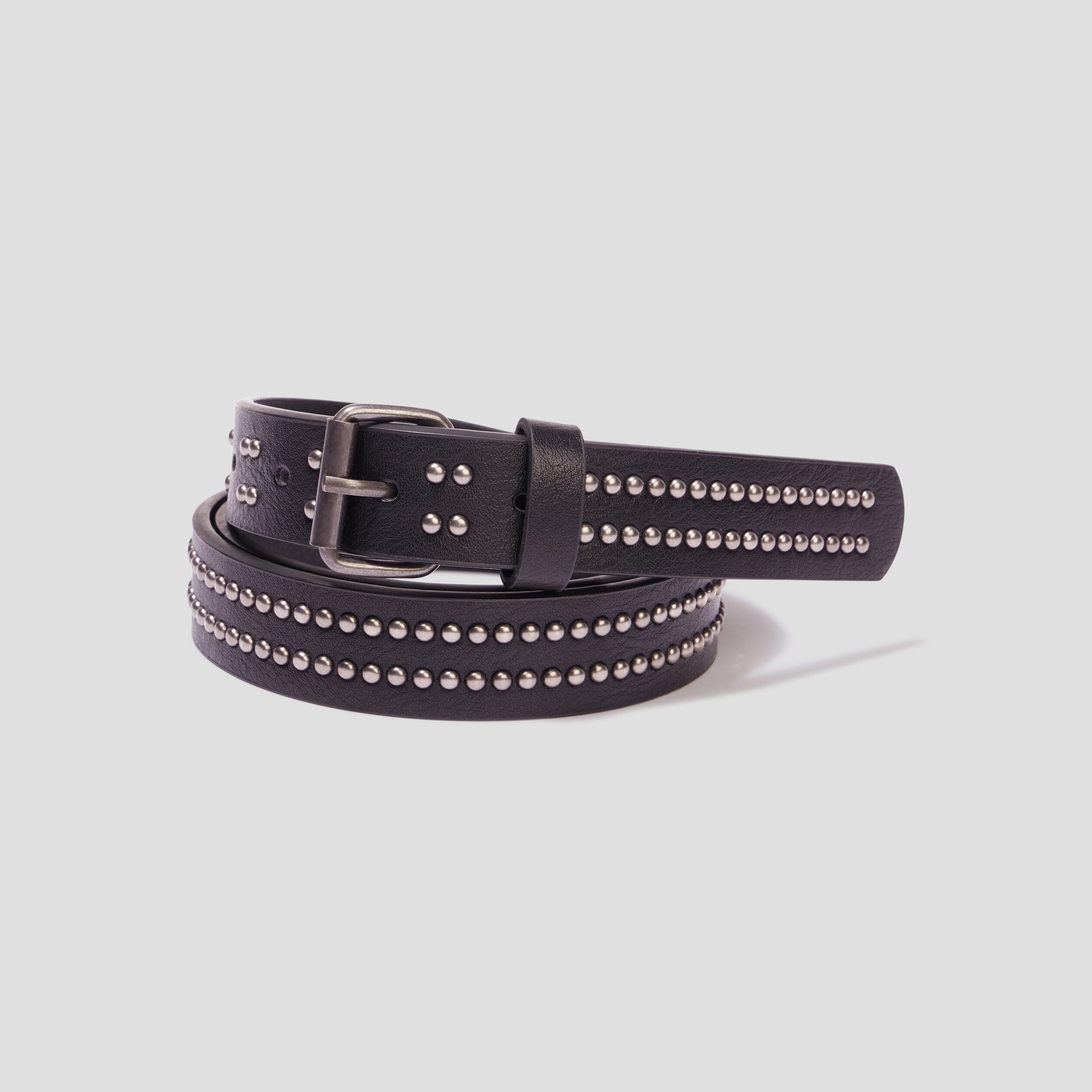 Ceinture avec clous noir femme | La Halle