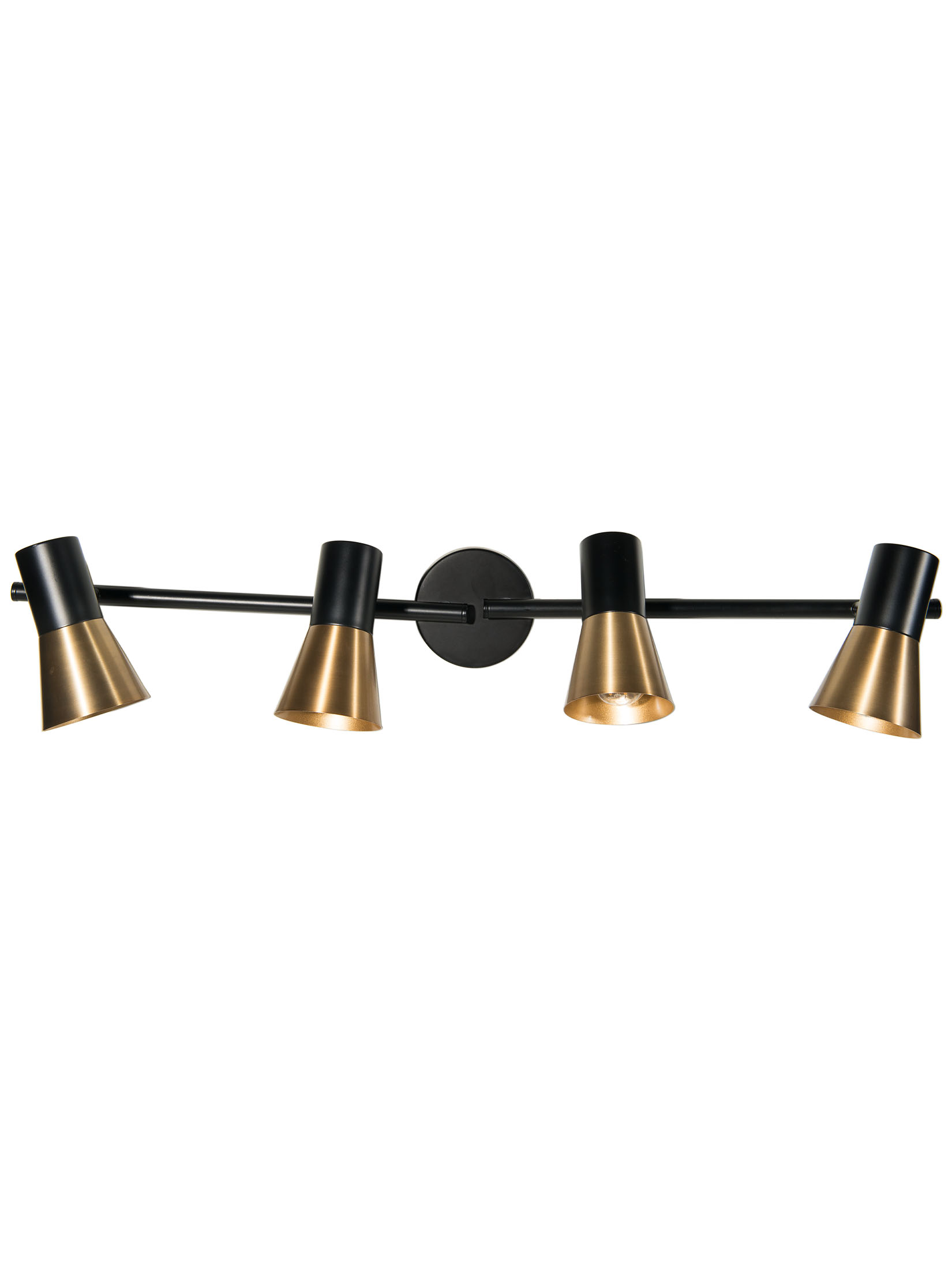 Escat Deckenleuchte, Satin Brass/Schwarz