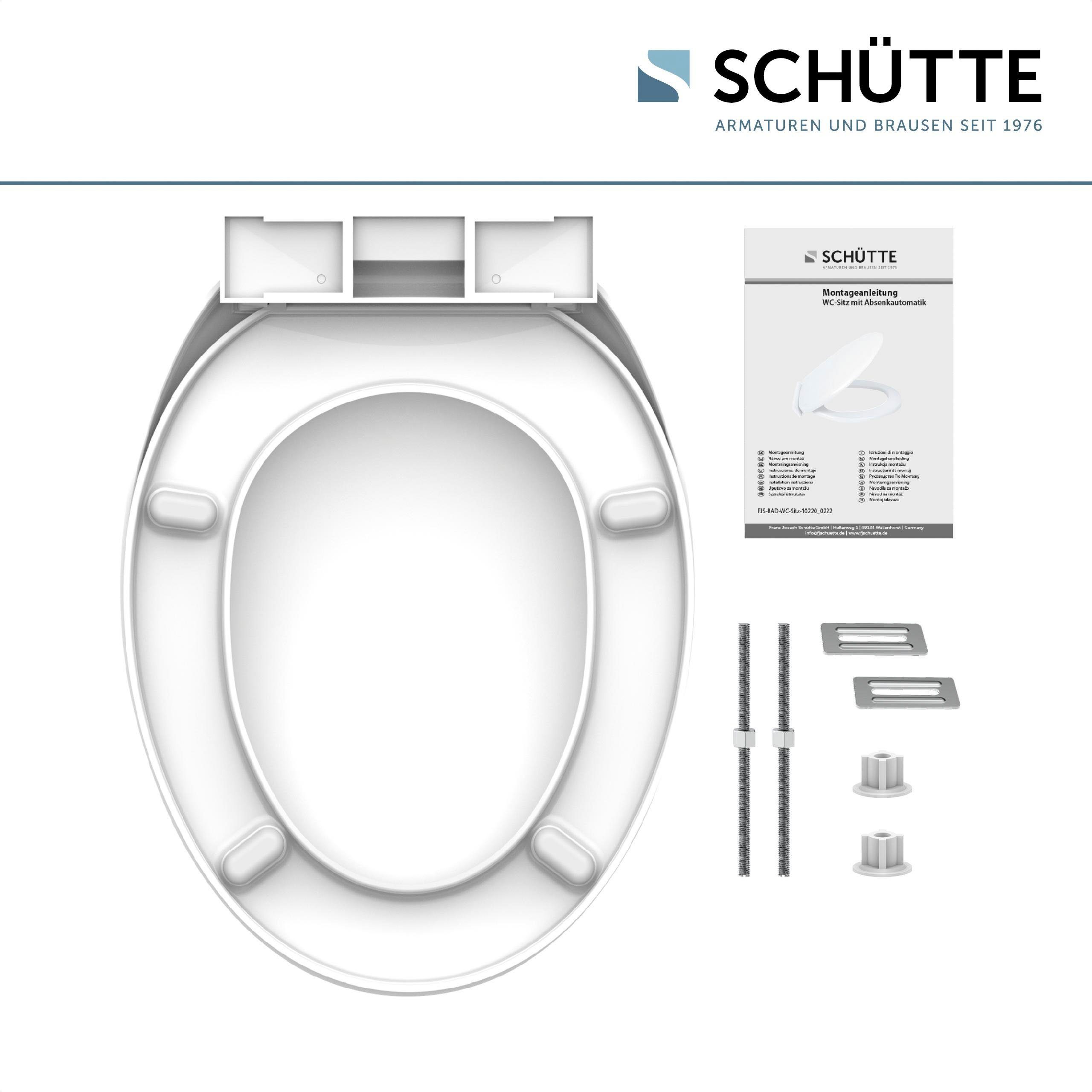 Schütte WC-Sitz UNI, Duroplast, Absenkautomatik