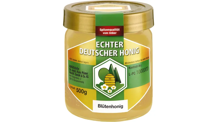 Echter Deutscher Honig Blütenhonig 500 g