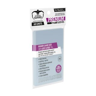 Ultimate Guard Premium Soft Sleeves für Brettspielkarten Lost Cities (60)