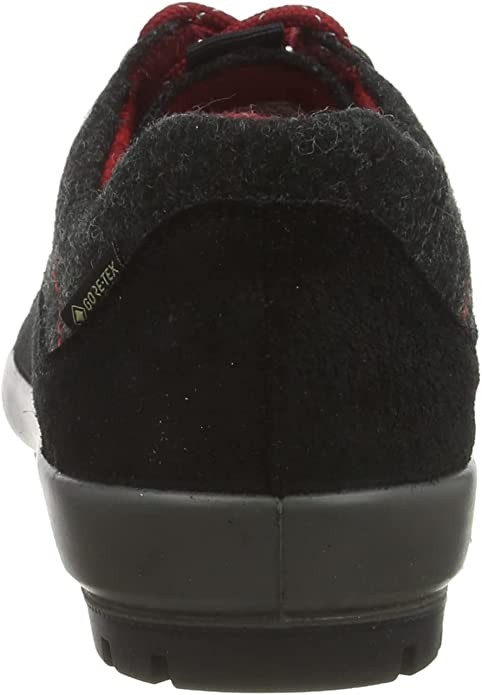 SUPERFIT Freizeit Schnürer schwarz Halbschuh Leder - TANARO TREKK