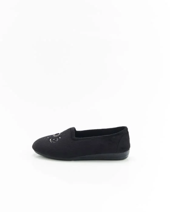 Ballerines d'intérieur brodées Thermolactyl