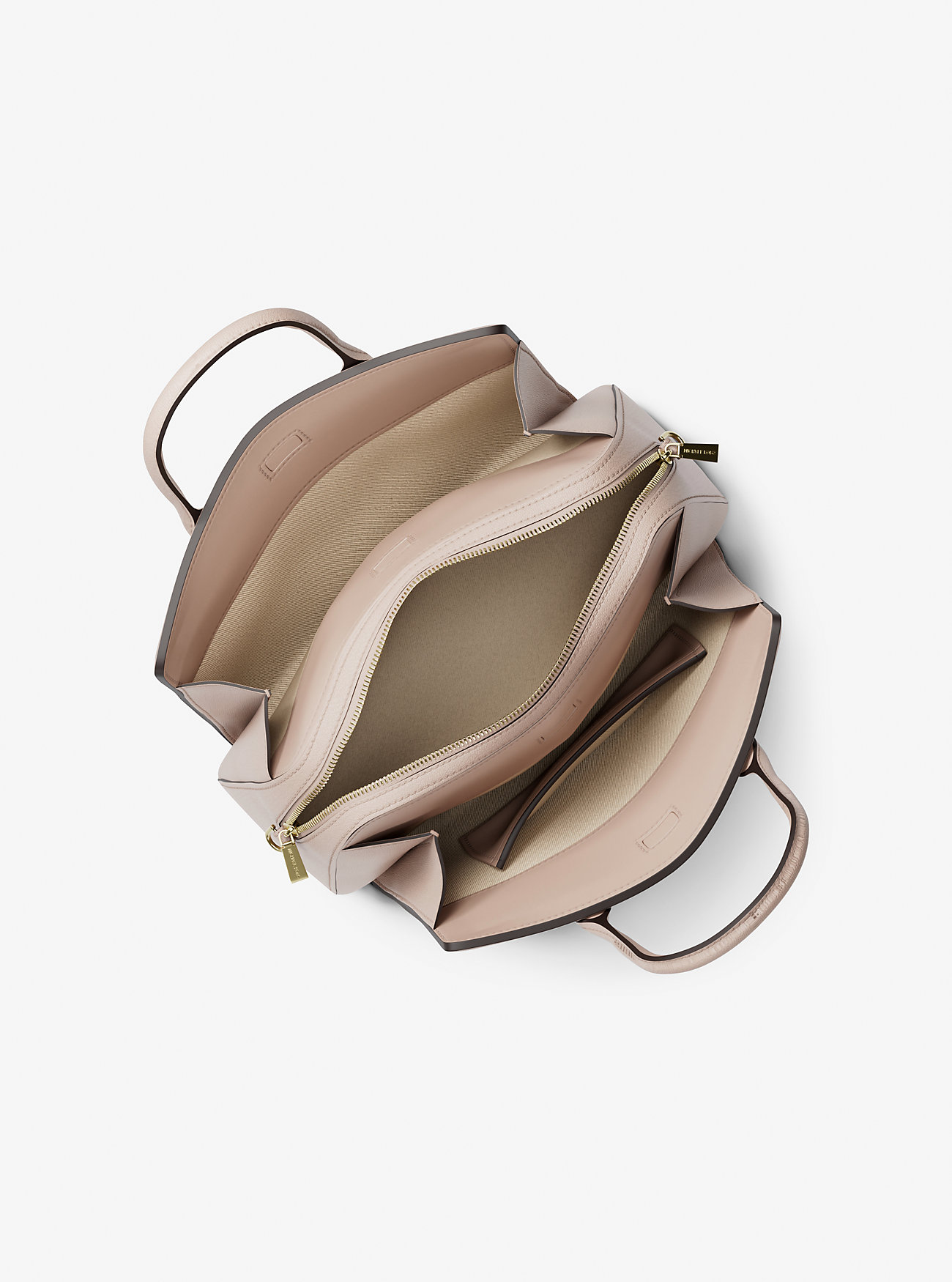 Laila Medium Skinnveske - MYK ROSA
