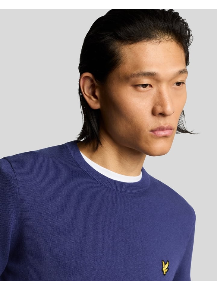 Lyle & Scott Strickpullover in Tiefes Indigo günstig kaufen