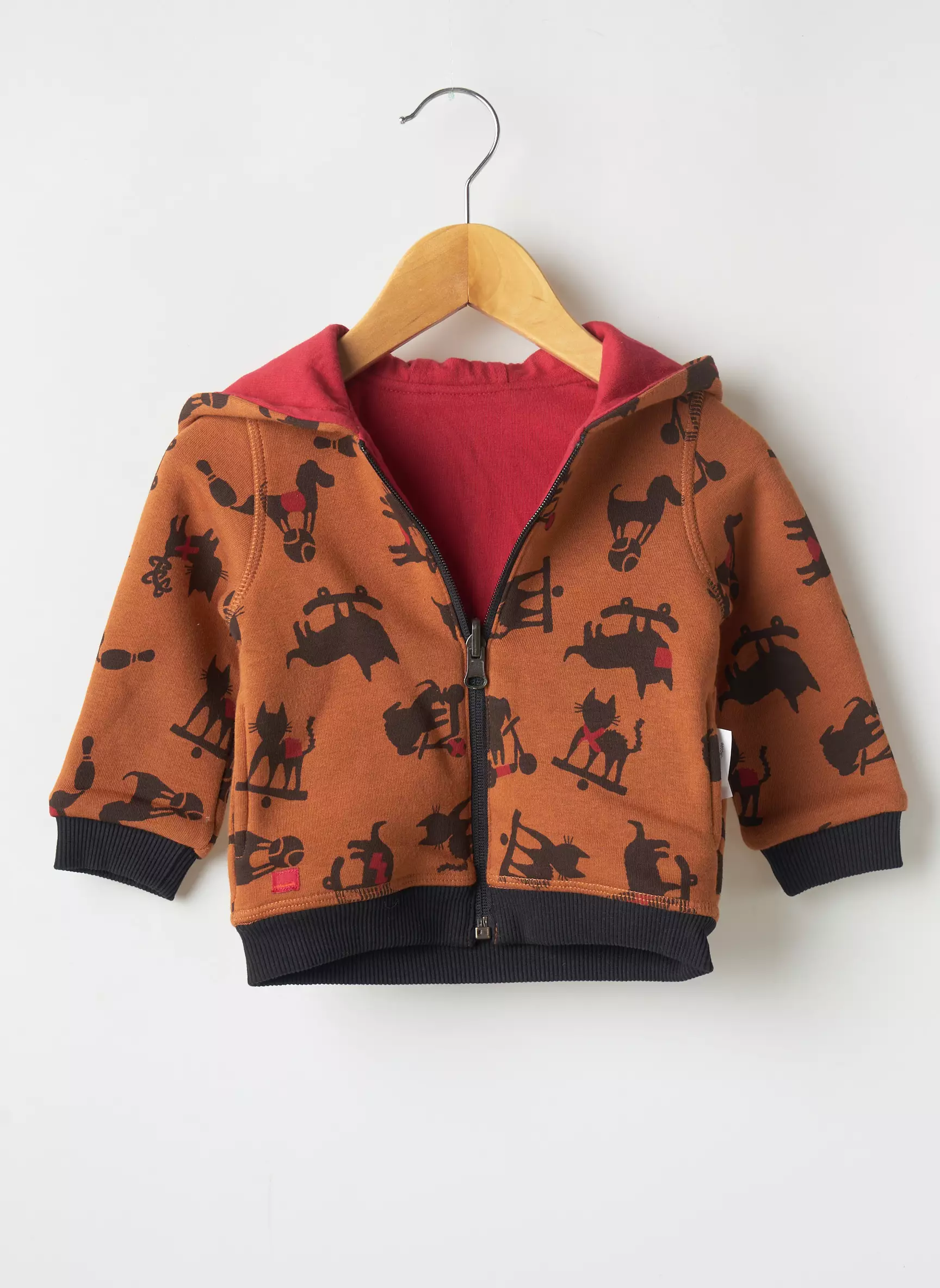 Catimini Cardigans Garcon couleur rouge