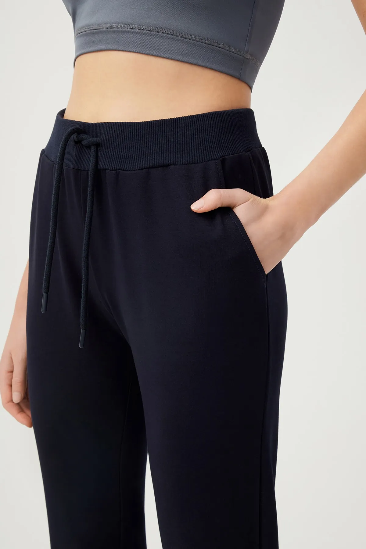 LOS OJOS  Marineblaue Jogger-Jogginghose für Damen