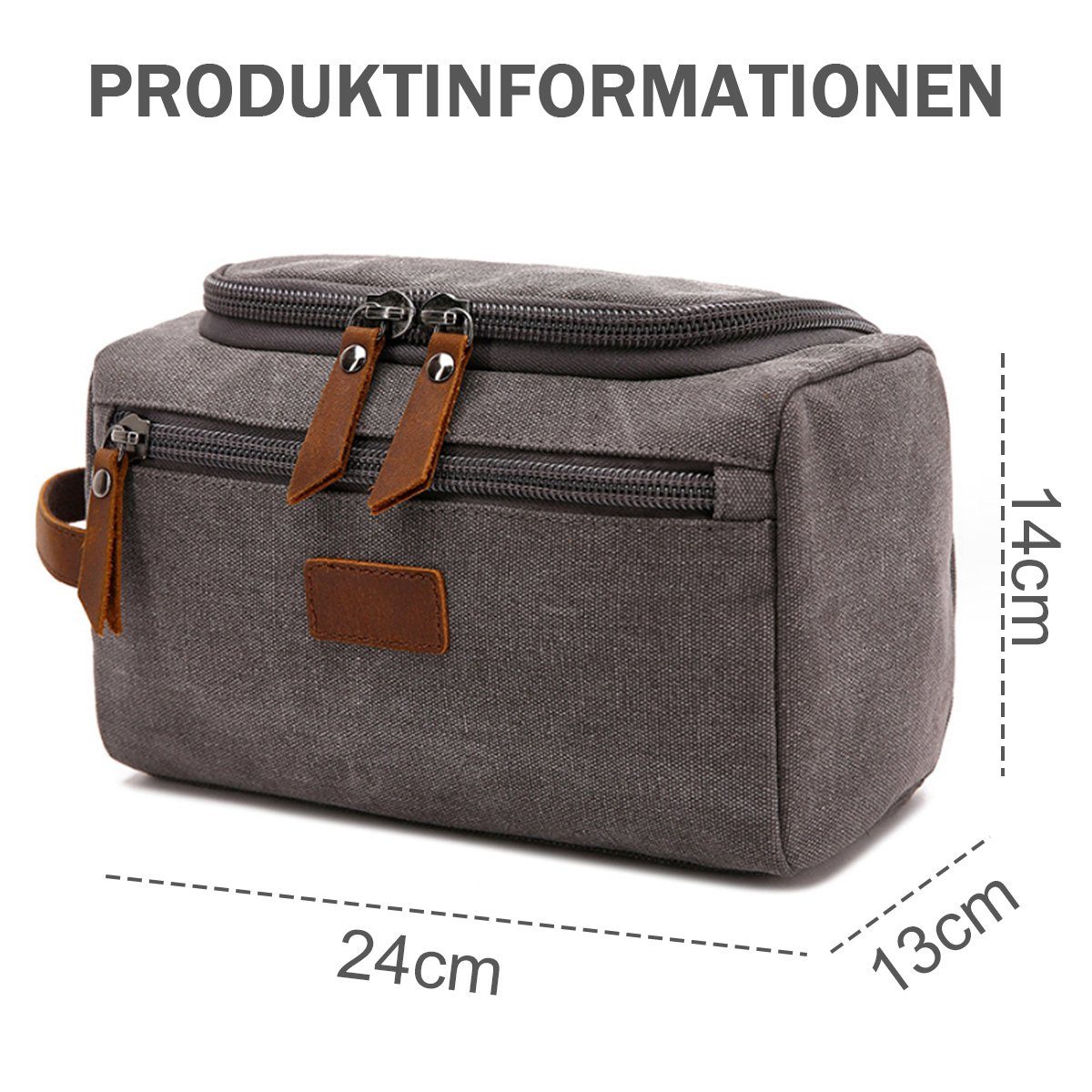 FeelGlad Kosmetiktasche Kosmetiktasche für Herren,Travel für Toilettenartikel Zubehör