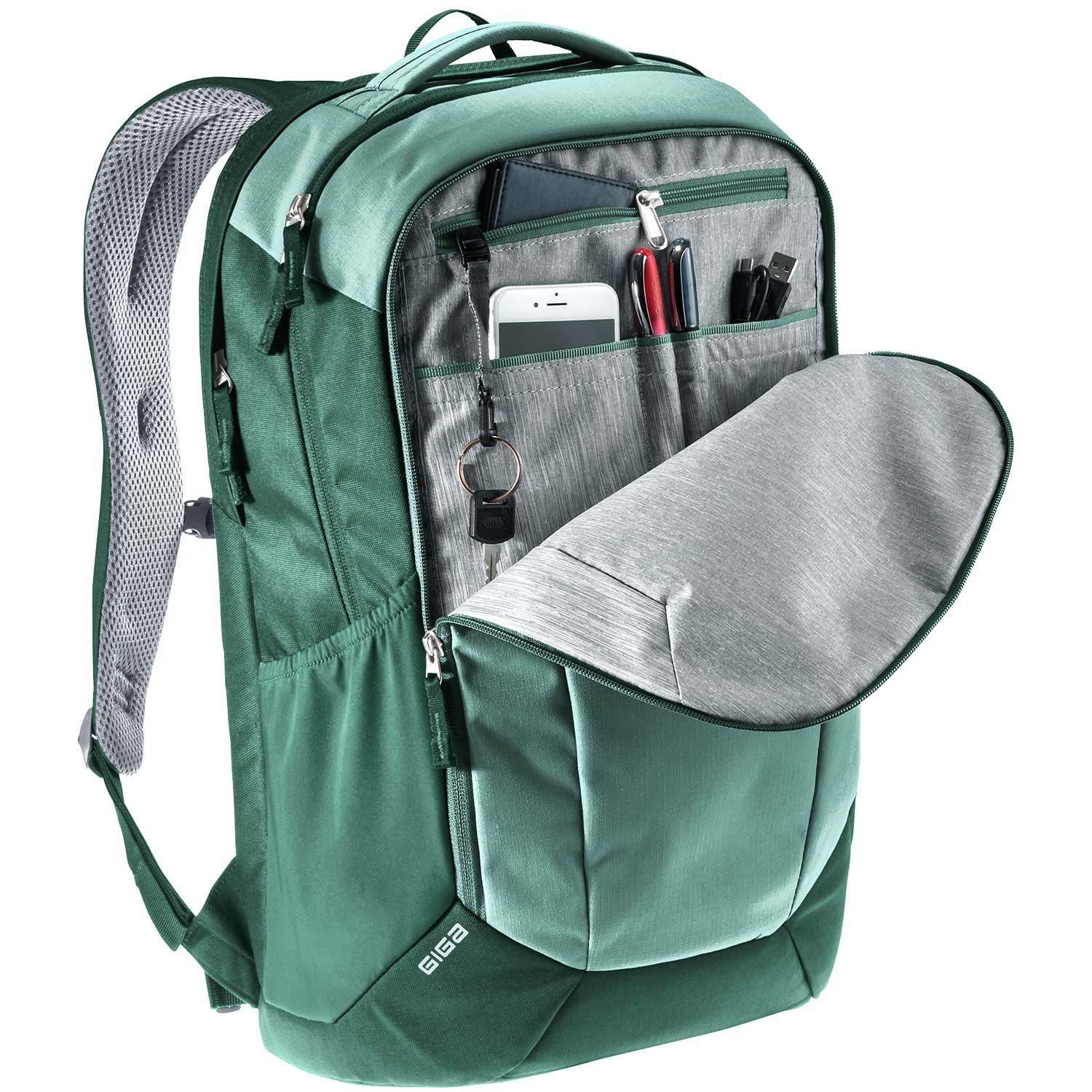 deuter Freizeitrucksack Deuter Freizeit/-Laptoprucksack Giga jade-seagreen (Stück, Stück), Rucksack
