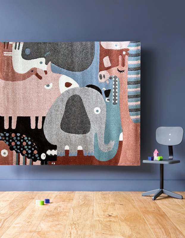 Tapis PUZZLE ANIMAUX