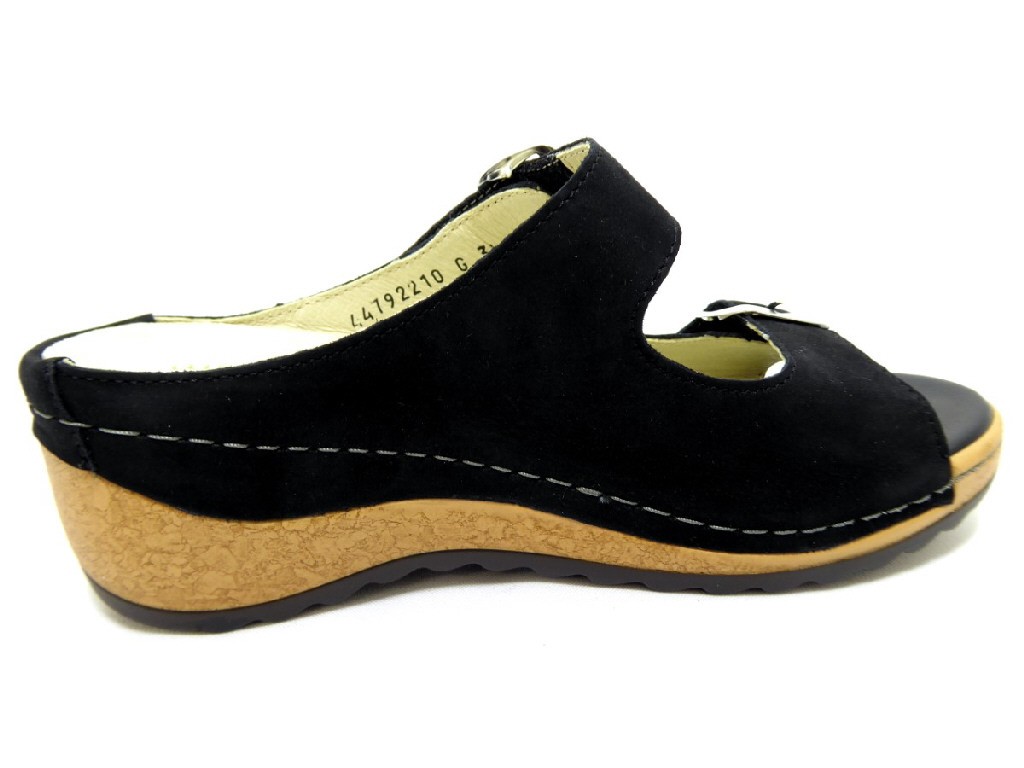 WALDLÄUFER Komfort Sandalen schwarz Hanila