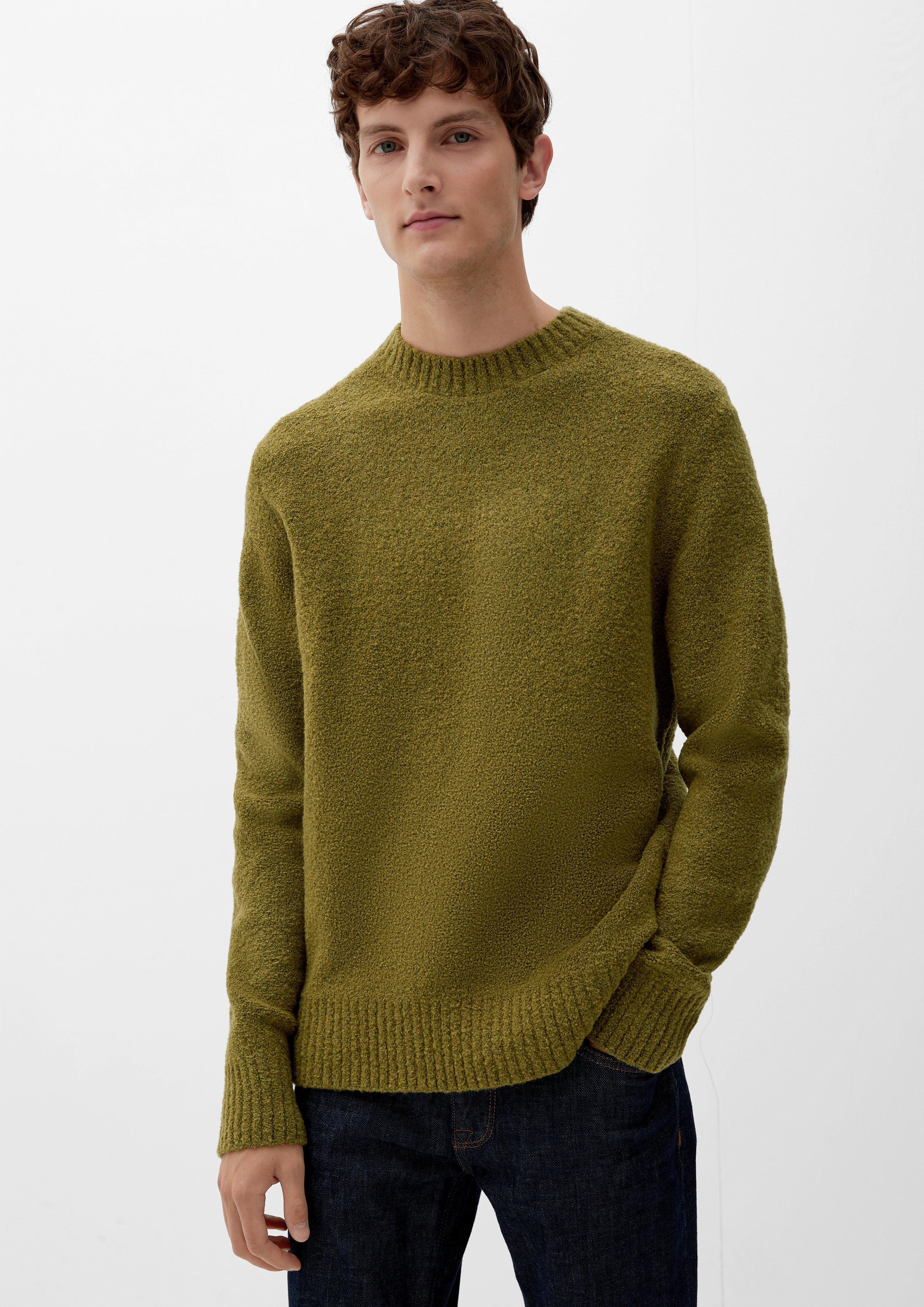 Wollmix-Pulli aus Bouclé  2118069-7711