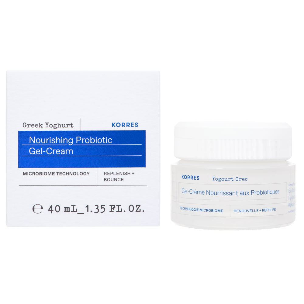 korres Gel-Crème Nourrissant Probiotiques & Yaourt Grec Crème visage ultra-hydratante pour peaux mixtes