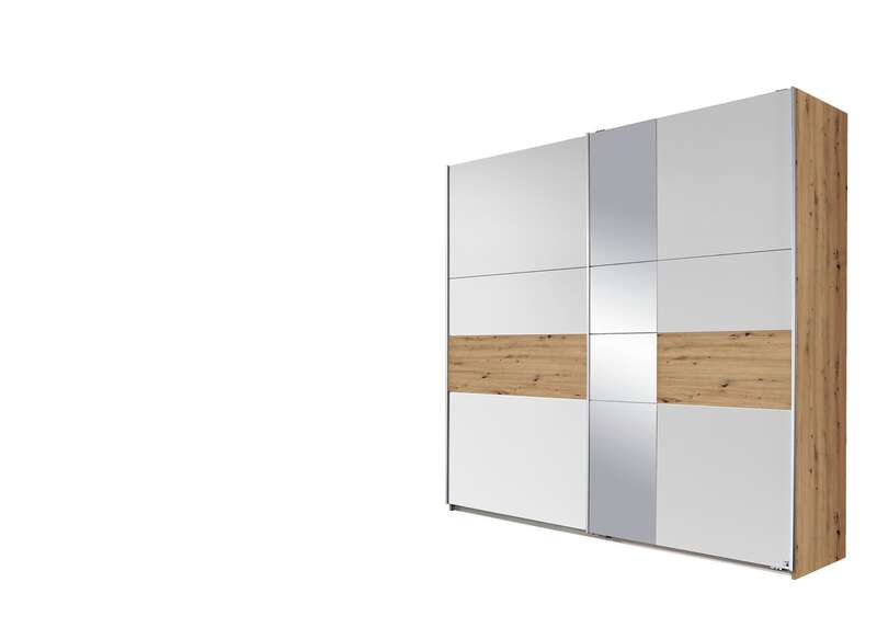 Rauch Möbel rauch Kleiderschrank Schwebetürenschrank Korbach mit Spiegeltüre