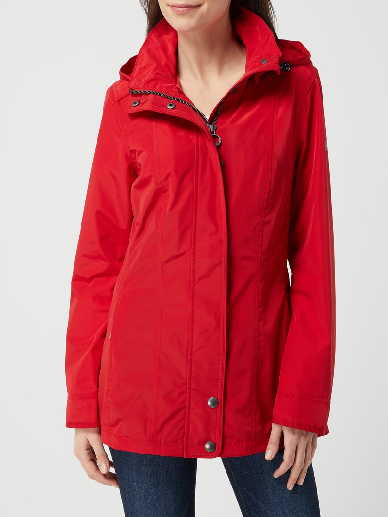 Funktionsjacke mit Label-Applikation Modell 'TOUJOURS 382' in rot