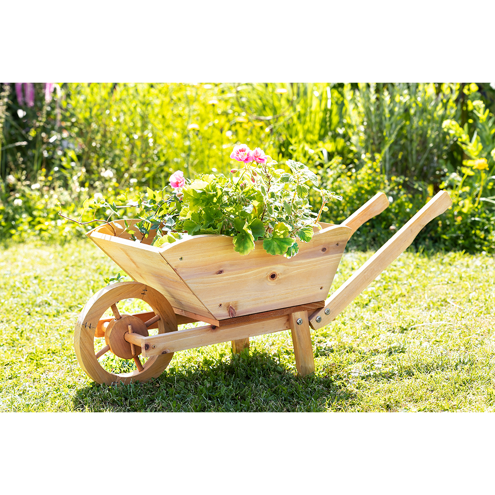 Powertec Garden Holzschubkarre