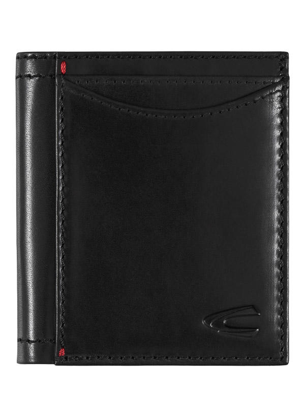camel active, Kartenetui Salamanca, Leder, schwarz