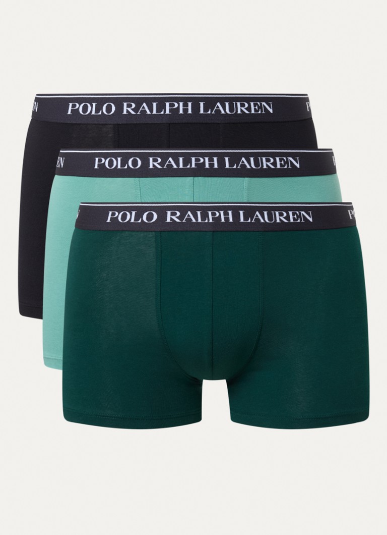 Lot de 3 boxers Ralph Lauren avec ceinture logotée