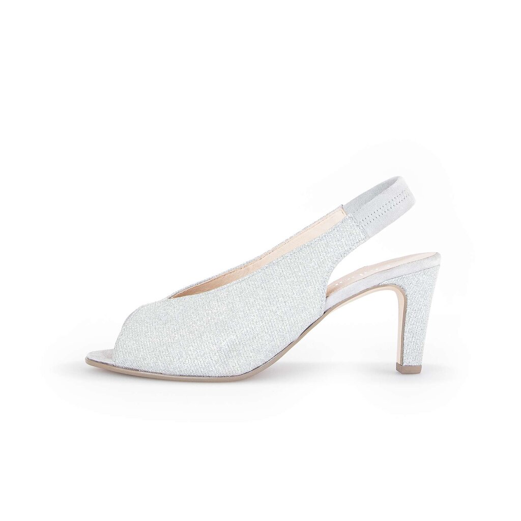 Gabor fashion Peeptoes silber