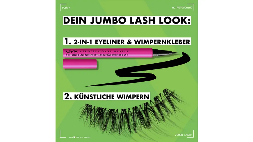 NYX Jumbo Lash Eyeliner 1 ml 01 - Black