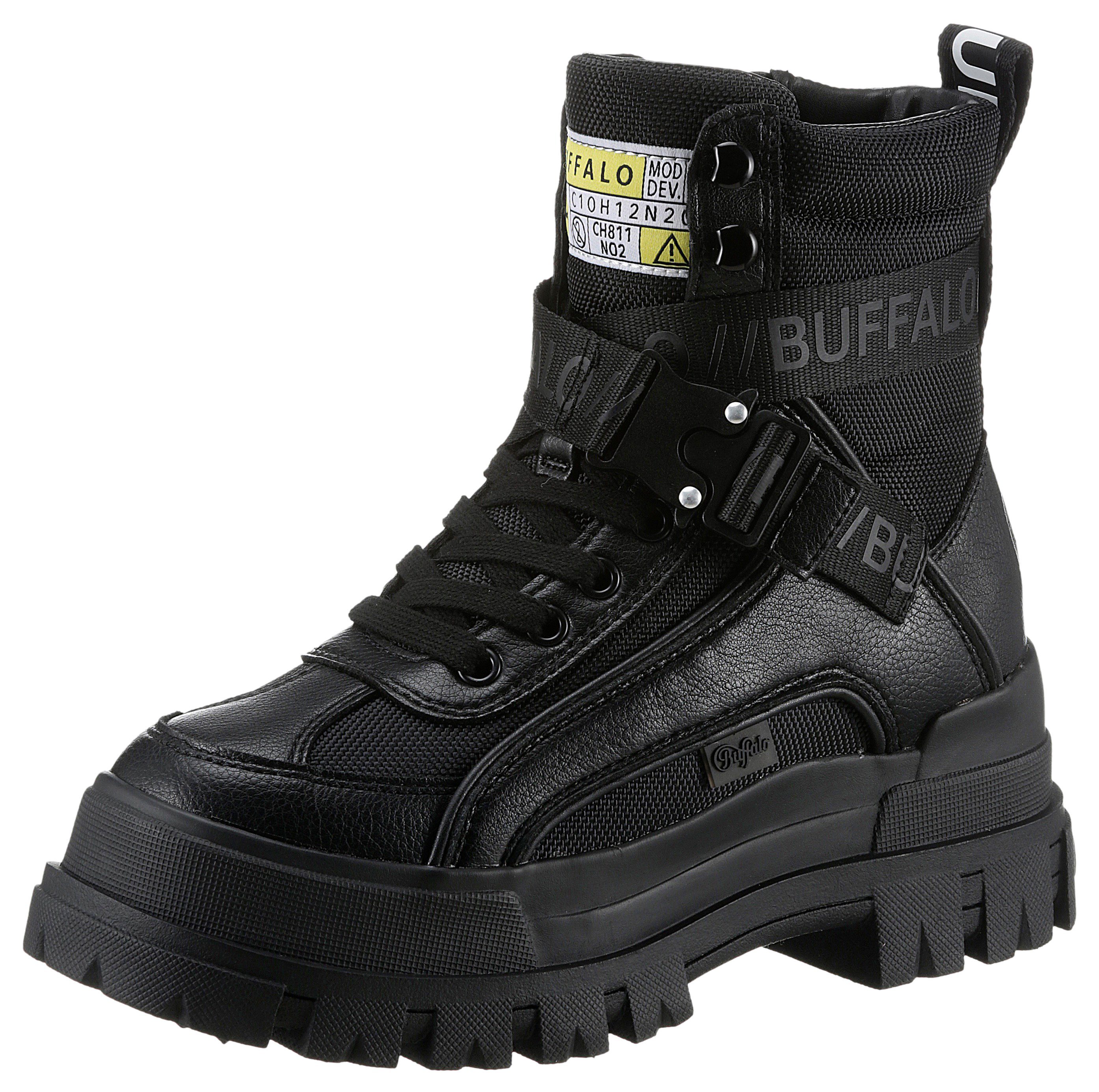 Buffalo ASPHA COM1 LACEUP MID Schnürboots mit Memory Foam Ausstattung