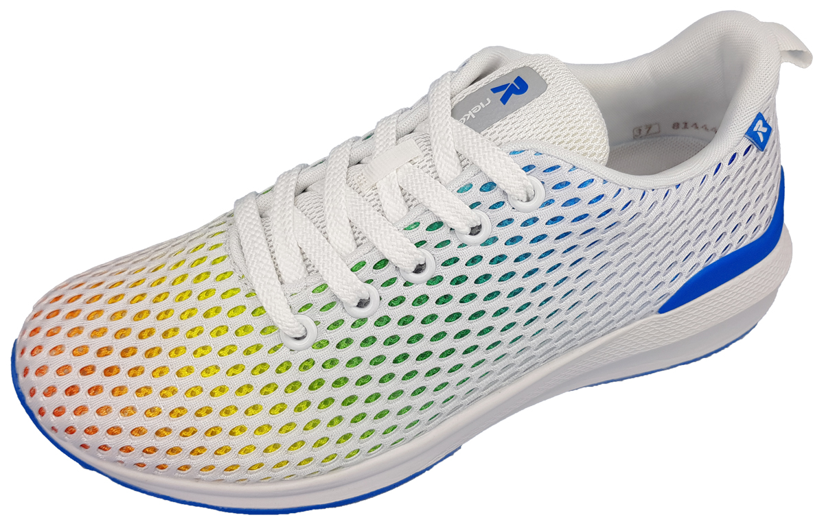 Rieker Meshnet 40101-90 Weiß weiss/multicolor