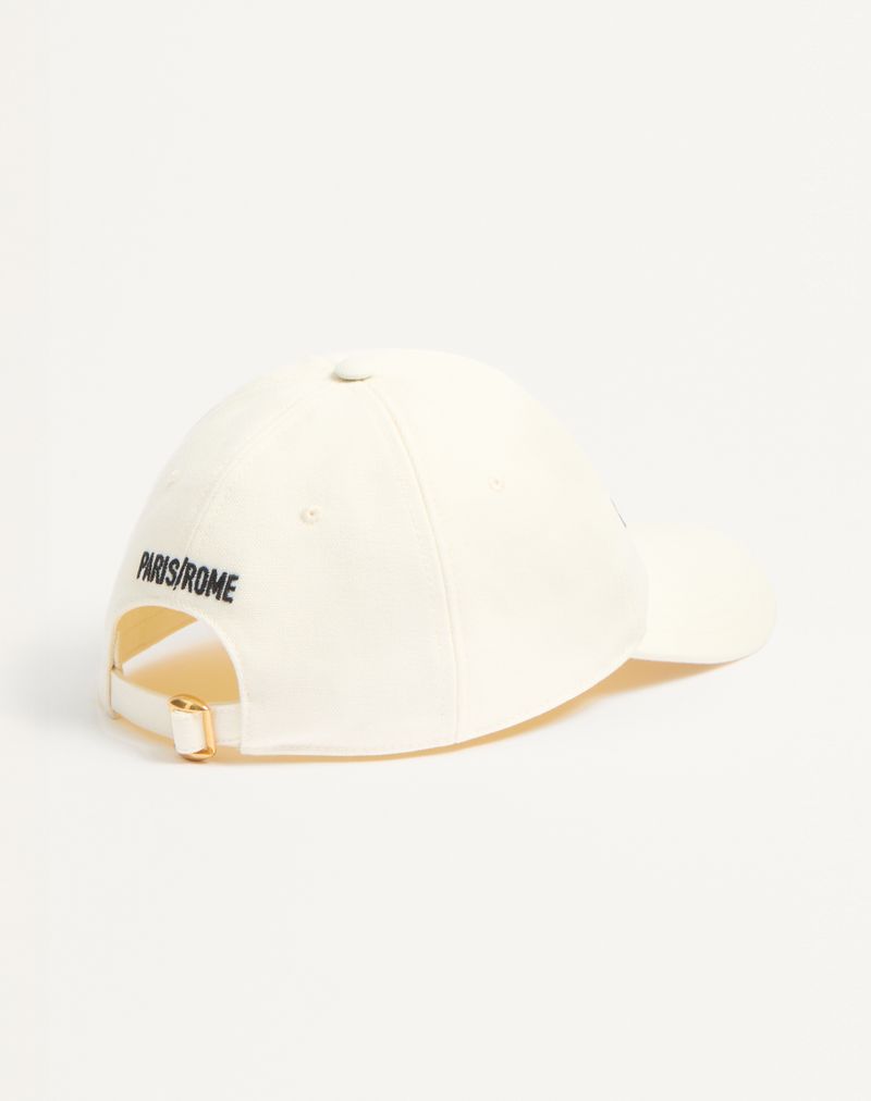 Boné de beisebol Chez Valentino em algodão com bordado