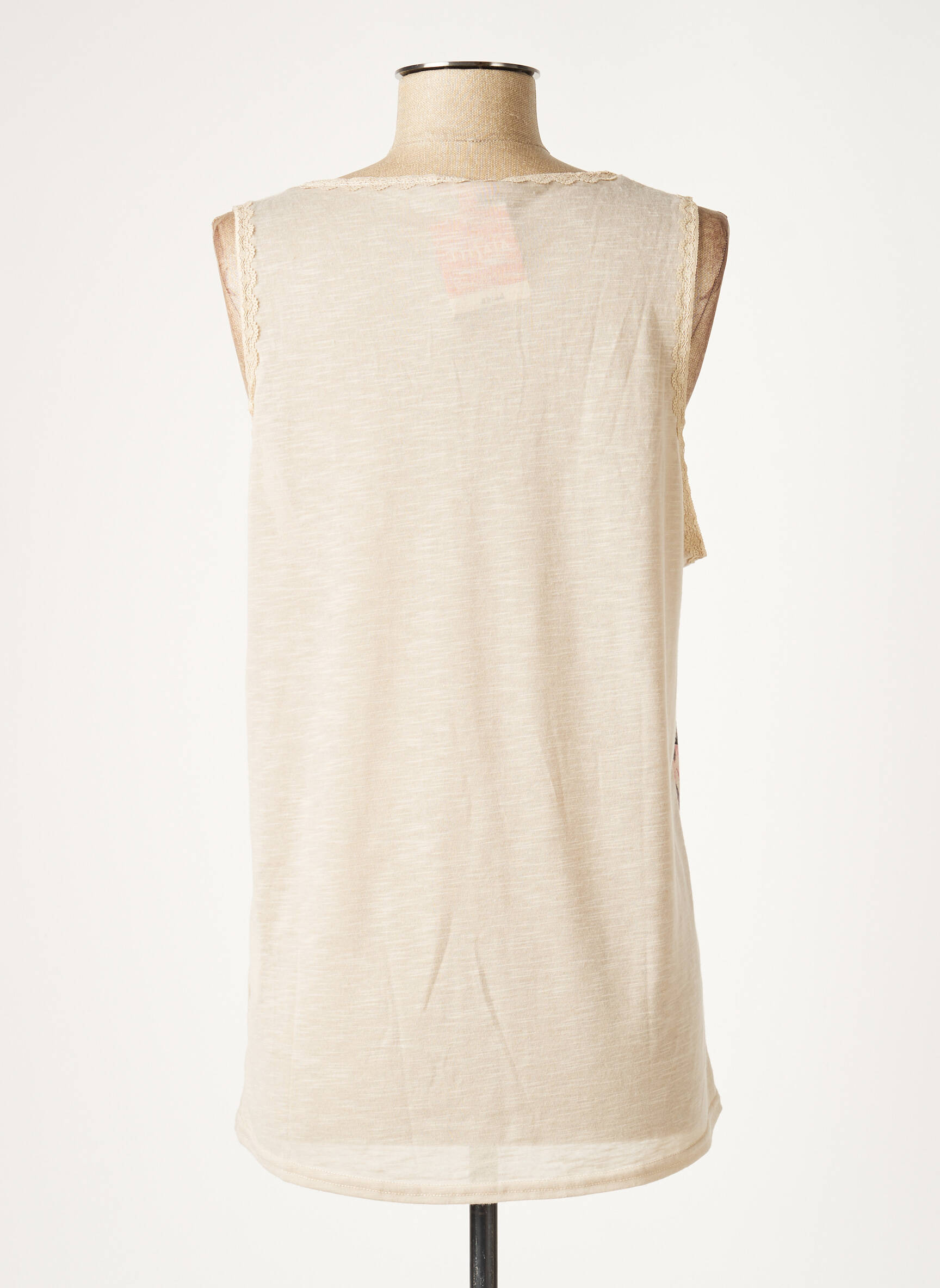 Tissaia Tuniquesansmanche Femme couleur beige