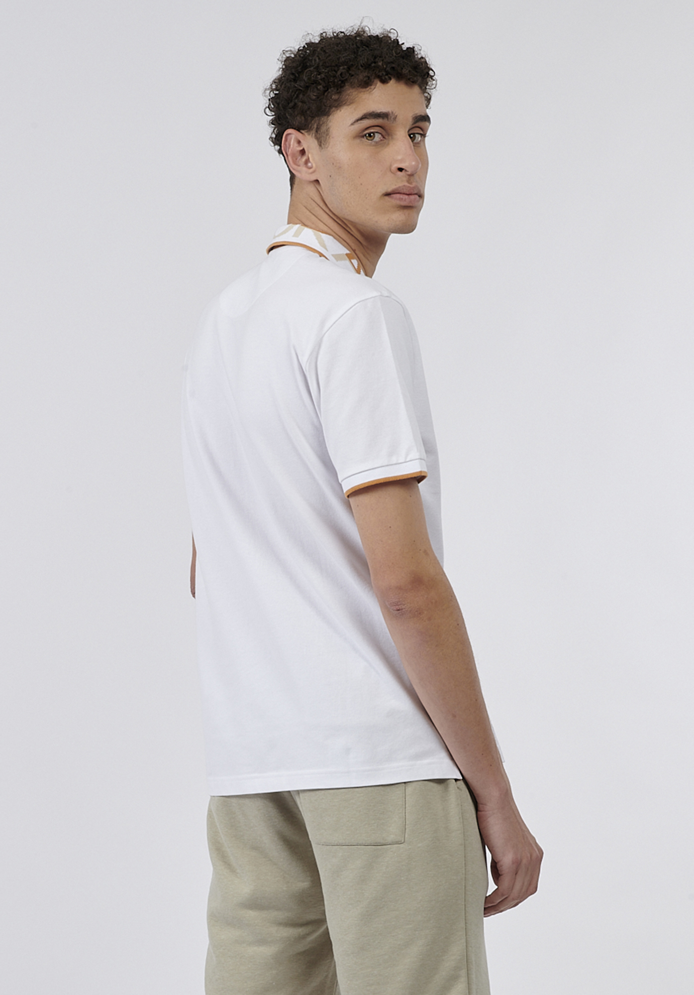 NOAH   Polo blanc homme 100% coton