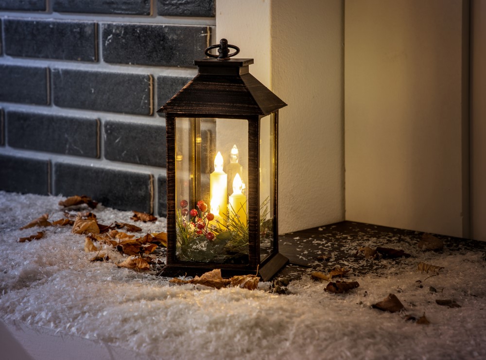 I-Glow LED-Outdoor-Laterne 