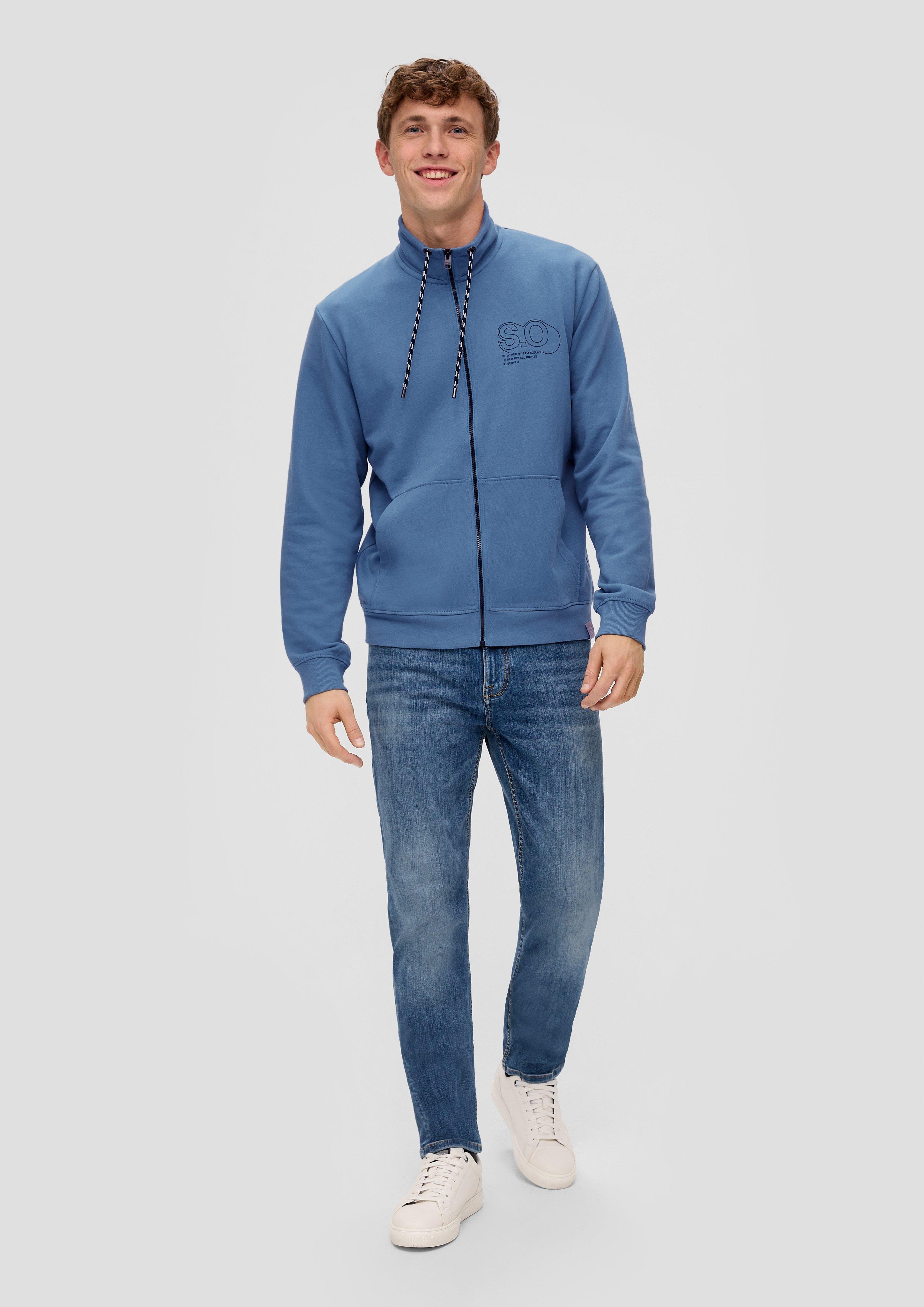 Sweatjacke mit hohem Stehkragen  2146005-54D1