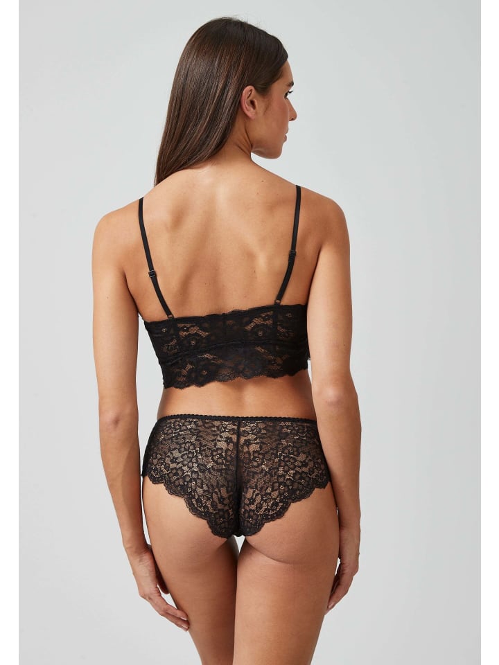 SNOCKS Hipster Panties aus Spitze 3 Stück in Schwarz günstig kaufen