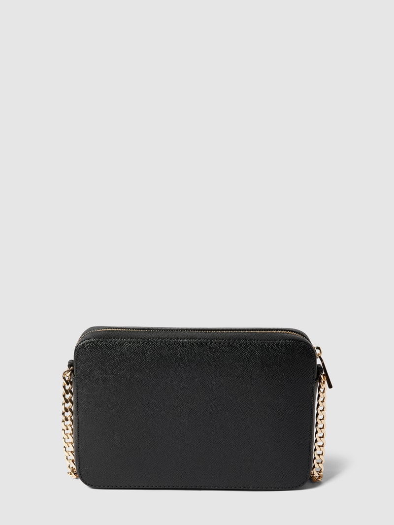 Handtasche mit Strukturmuster Modell 'JET SET' in schwarz