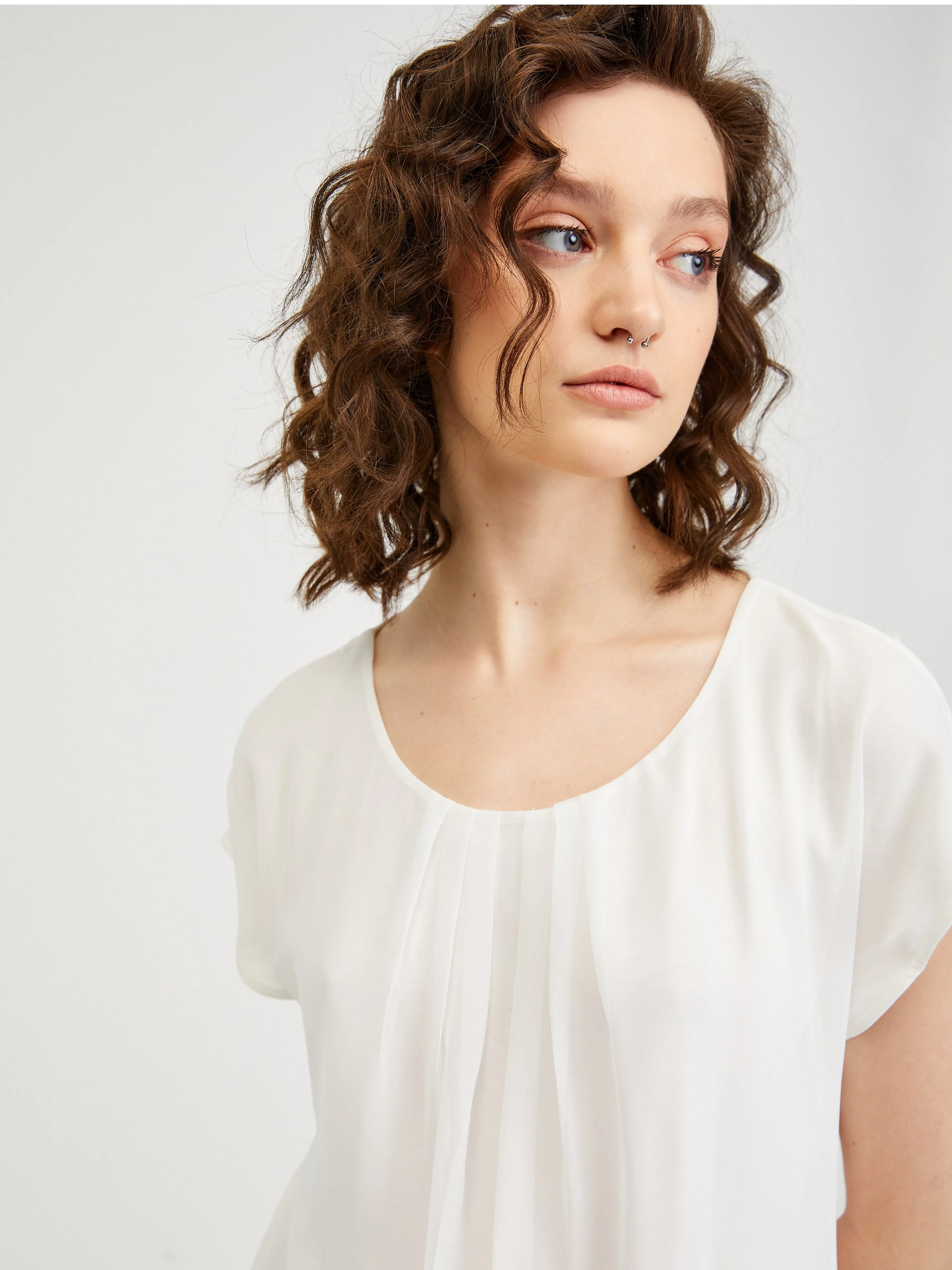 Weiße Bluse ORSAY