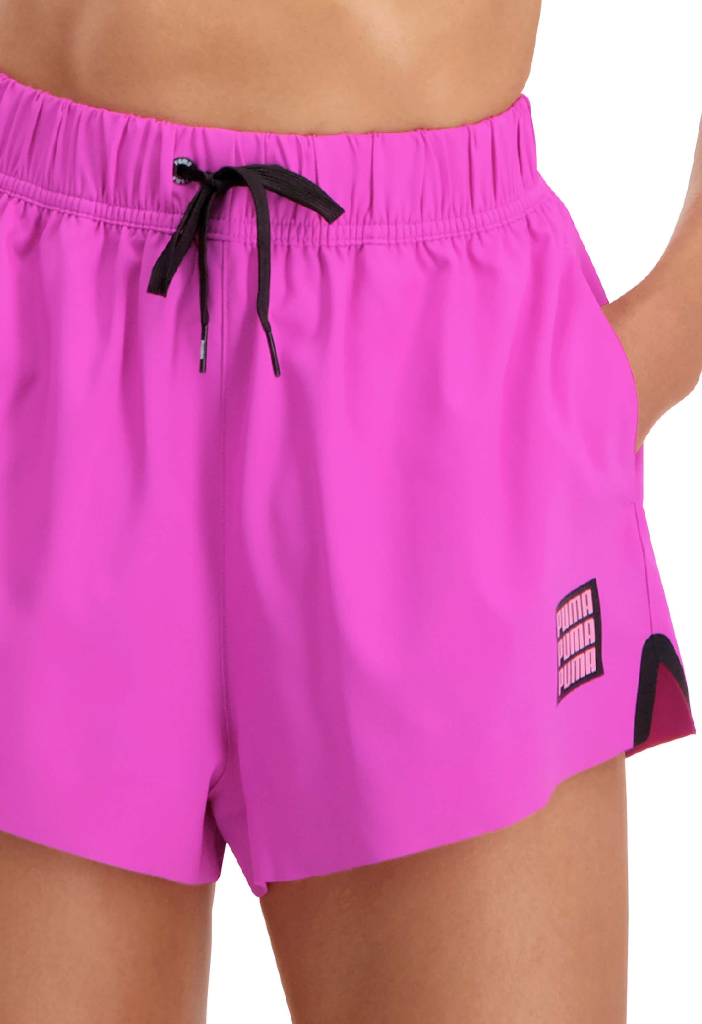 PUMA High-Waist Deep Orchid Combo Damen-Badeshorts