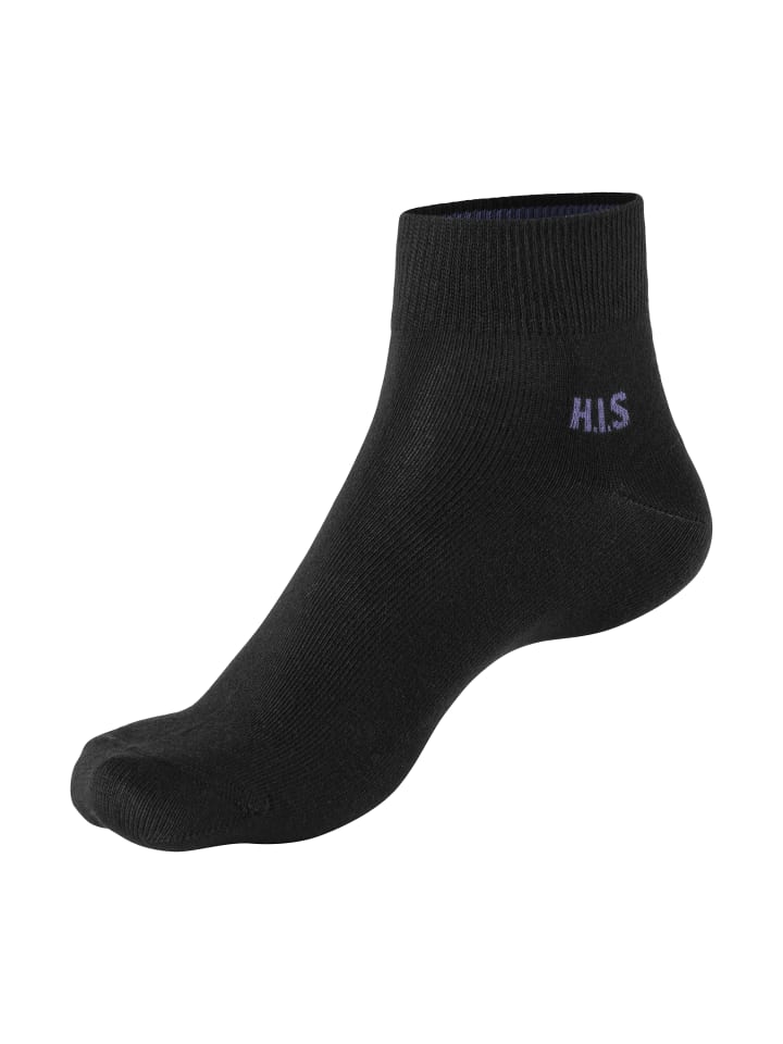 H.I.S Kurzsocken in 10x schwarz günstig kaufen