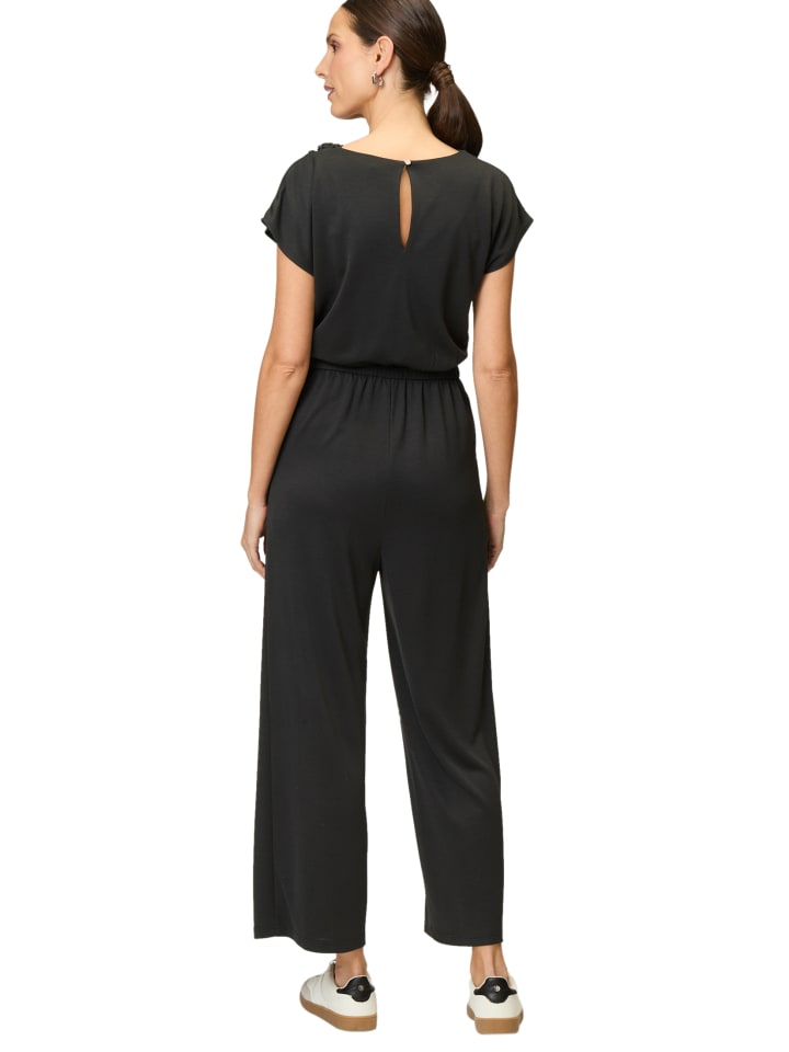 Zero  Jumpsuit mit Wasserfallausschnitt in Black Beauty günstig kaufen