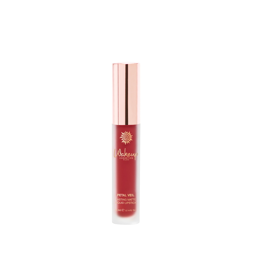 wakeup cosmetics milano Petal Veil Lasting Matte Lipstick Rouge à lèvres mat longue tenue, sans transfert