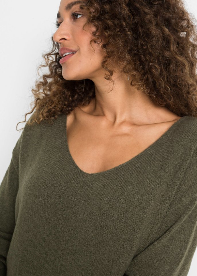 Asymmetrischer Pullover