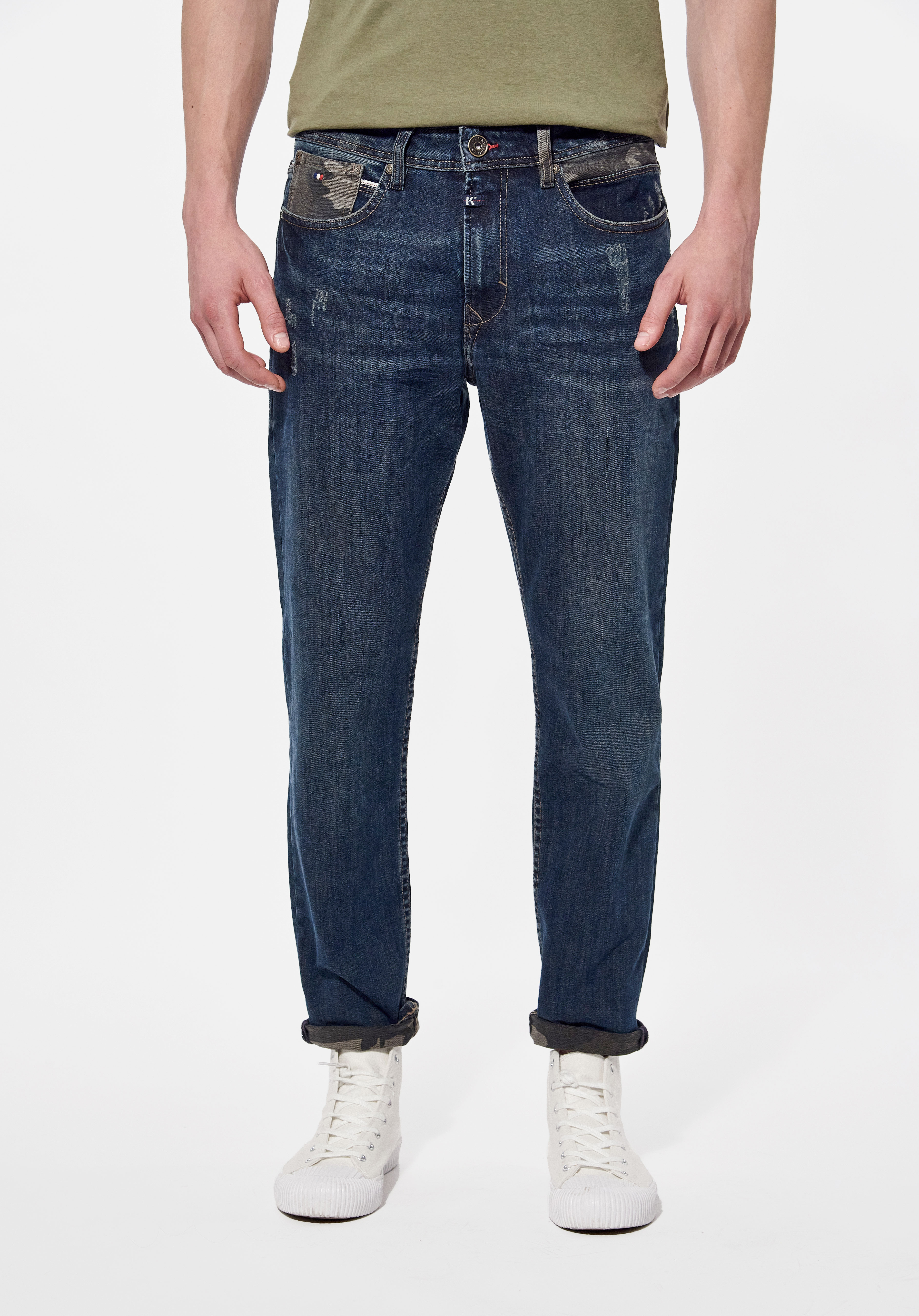 KYLAN  Jean court Homme